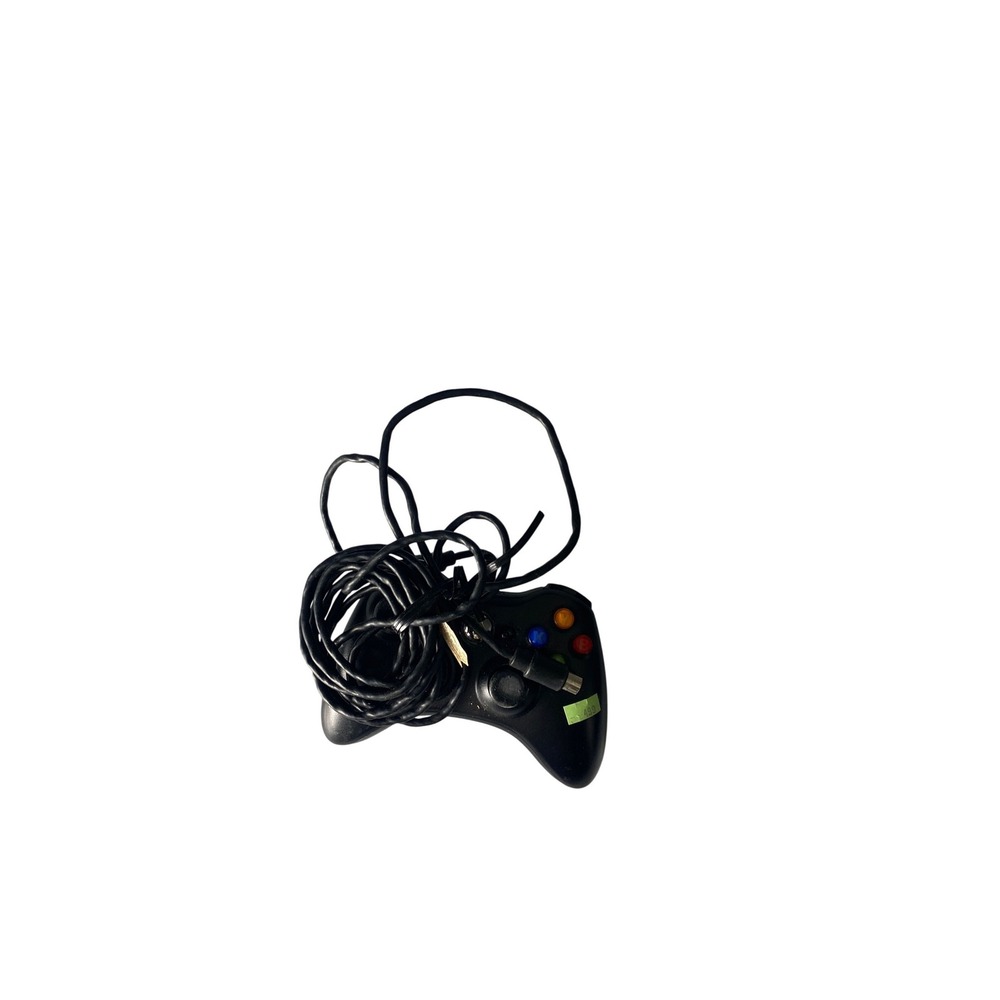Microsoft Xbox 360 Wired Controller Black‎ Gamepad 52A-00001 USB PC Compatible